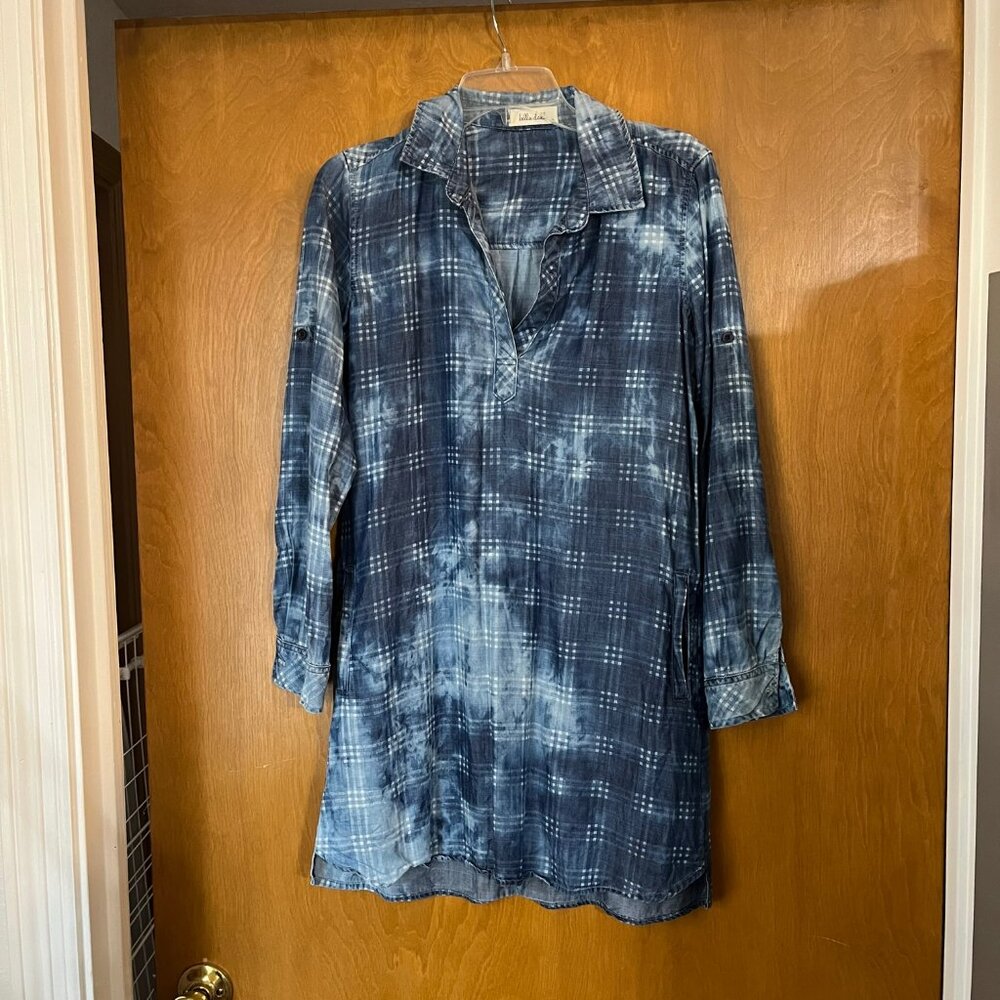 Bella Dahl plaid Shirt Dress